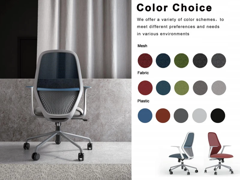 

With Ergonomic Mesh Fabric Black Wheels Blue Red Fabric 3 Gas Lift Modern Executive Lift Office Chair