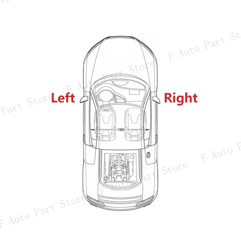 For Toyota Camry V70 8th 2018-2021 Car Wing Door Side Exterior Rearview Mirror Frame Case Trim Housing