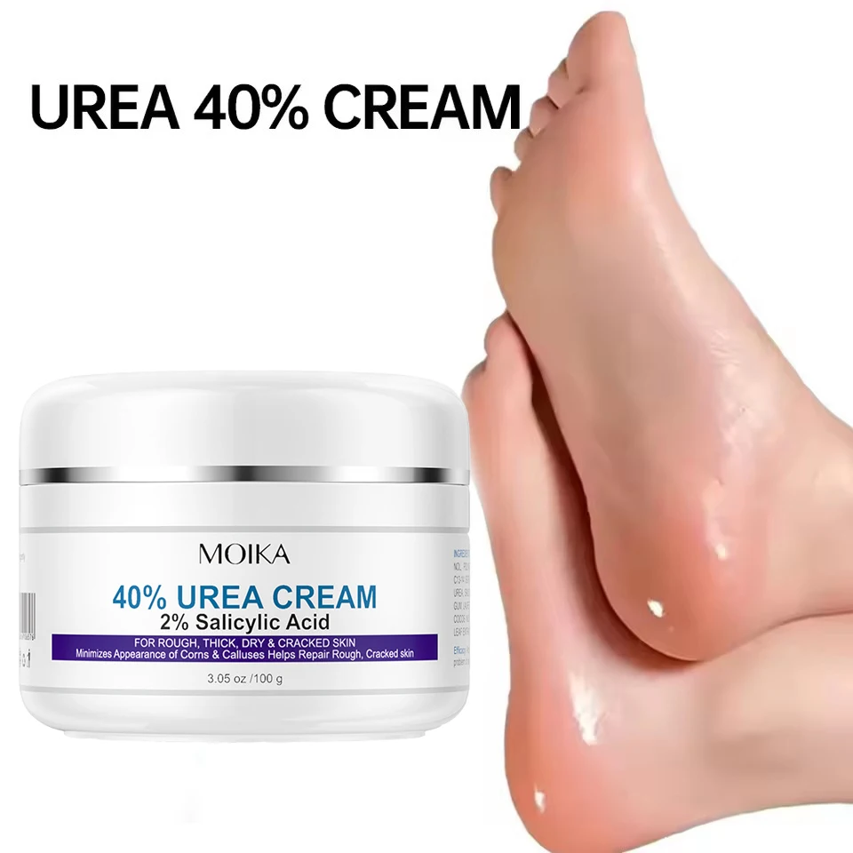 40% crema de urea para pies más crema de manos y pies con ácido salicílico 2% para talones agrietados y piel seca hidrata el removedor de callos cuidado de los pies