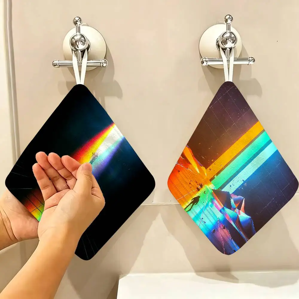 Popular Band I-Imagine D-Dragons Polyester Cotton Hand Wiping Towel with Hanging Loop, Lightweight for Home and Commercial Use