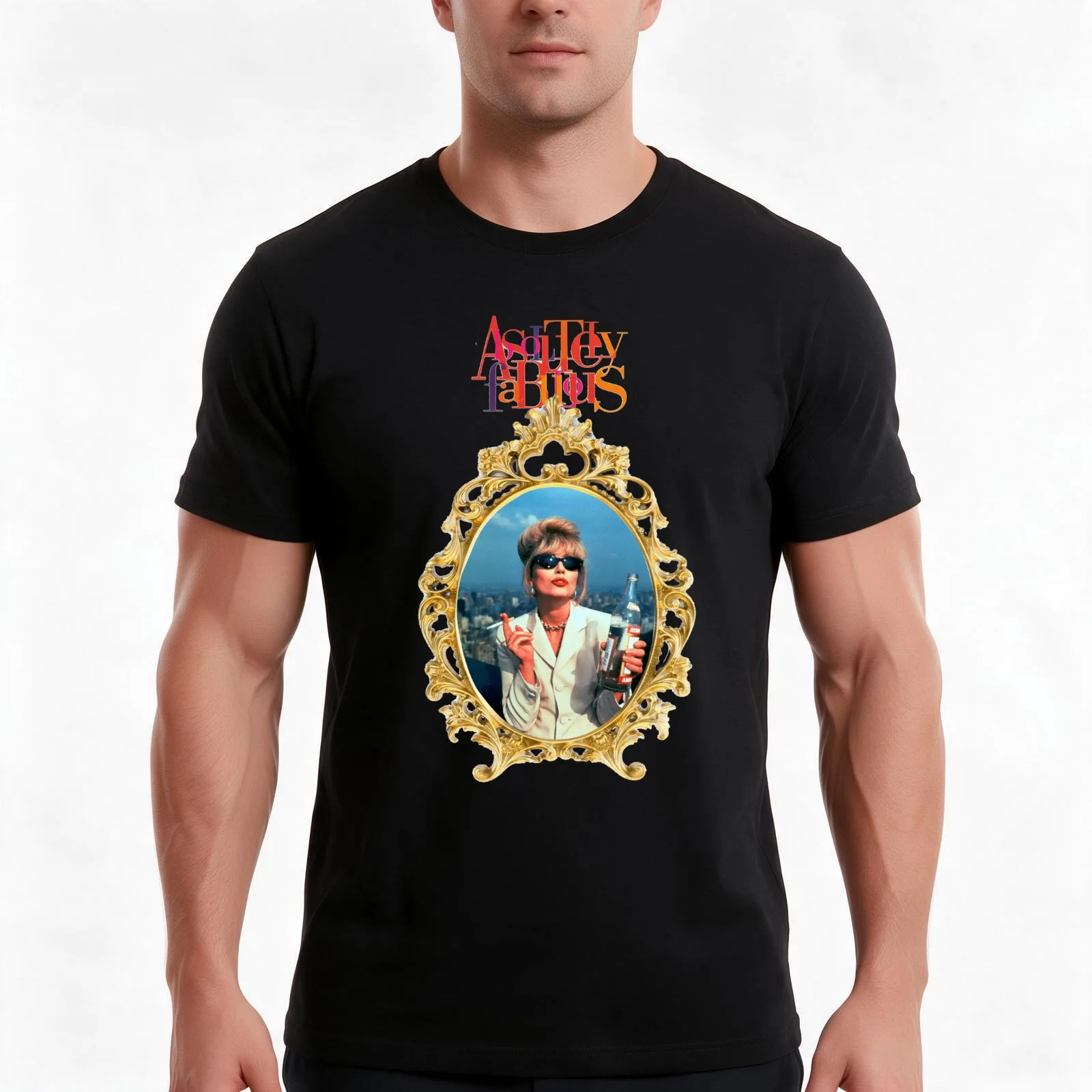 Absolutely Fabulous Patsy T-Shirt, Summer Casual Cotton Tee, Oversized Streetwear Tops, Vintage Graphic Print, Unisex Men Women