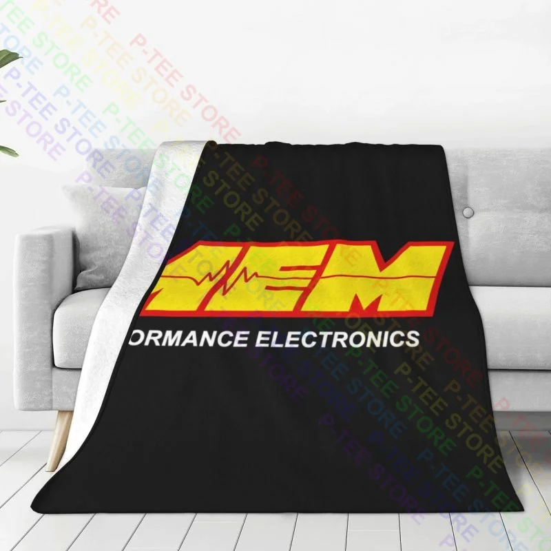 Aem Performed Engine Systems Logo Blanket Winter Bedroom On The Sofa Sofa Dedicated Camping Blanket