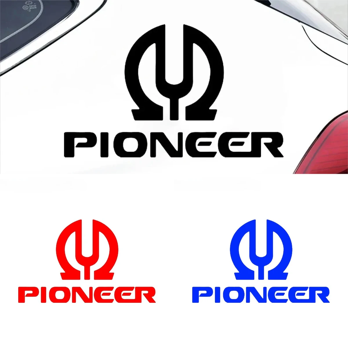 

Pioneer Style Vinyl Car Stickers Waterproof - Scratch Resistant Auto Decals for Door & Bumper