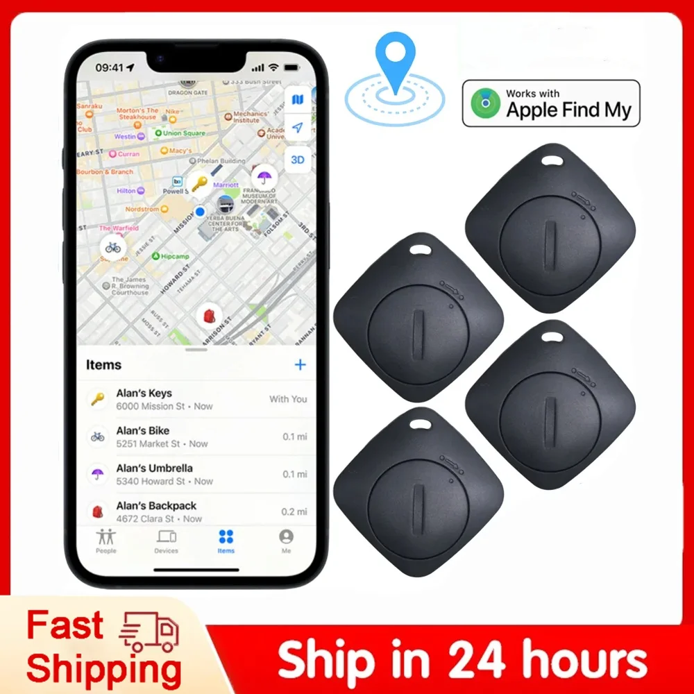 

Bluetooth Key Finder Airtag work with Apple Find My Global Network Smart Air Tag Tracker Gps Locator for IOS for Bags