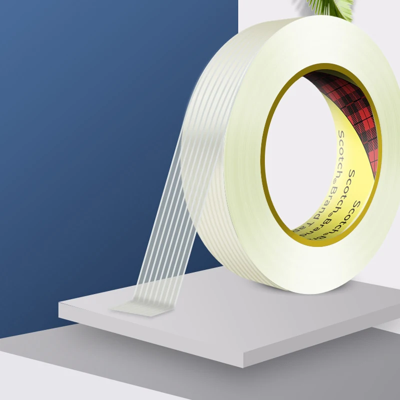 3M 8934 Fiber Tape Transparent High Adhesion Tape Glass Fiber Cloth Non-Trace Self-Adhesive Fiber Tape