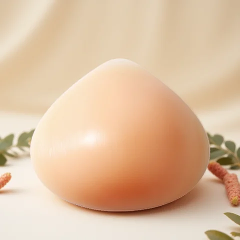 ONEFENG Triangle Shape Silicone Breast Form Silicone Prosthesis Chest Bra Pad Enhancers for Mastectomy Women