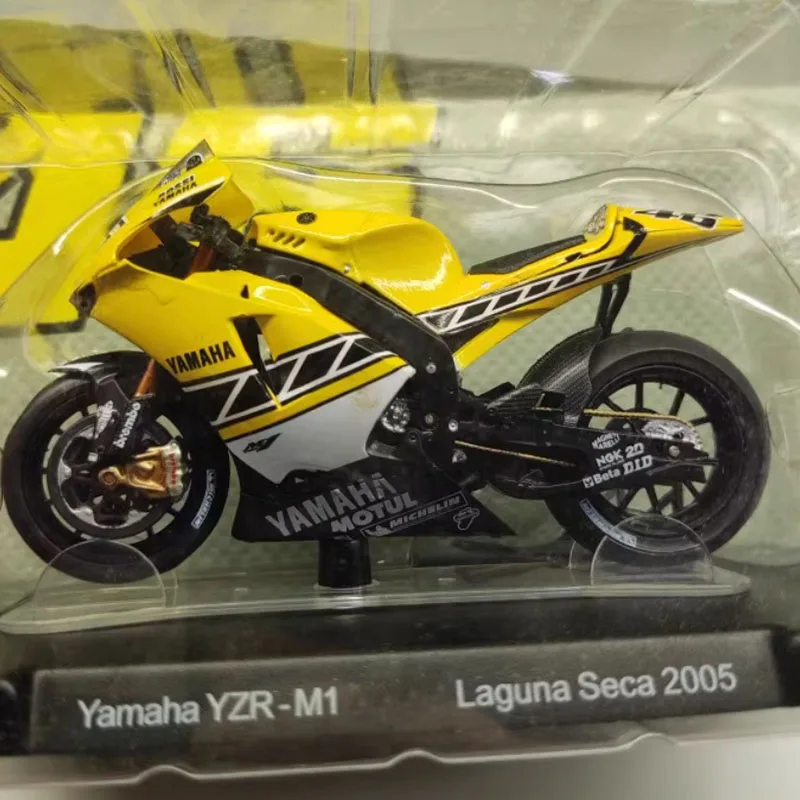 

1:18 Scale Yamaha YZR-M1 laguna Seca/Valencia 2005 Motorcycle Cast Alloy Model Static Metal Collection Toy Holiday Gift Toy
