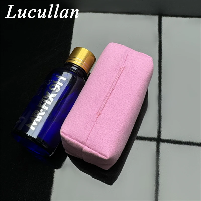 Lucullan Pink Seris Car Ceramic Spray Coating, Graphene Coatings Sponge Applicators