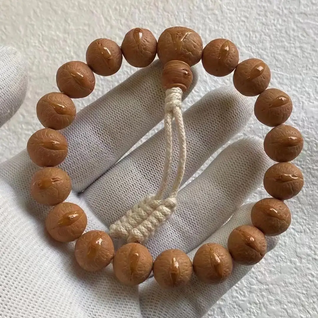 Phoenix Eye Bodhi Hand String Eye Seal 14mm Wen Play Buddha Bead Hand String High Oil High Density Round Bracelets Hand Jewelry