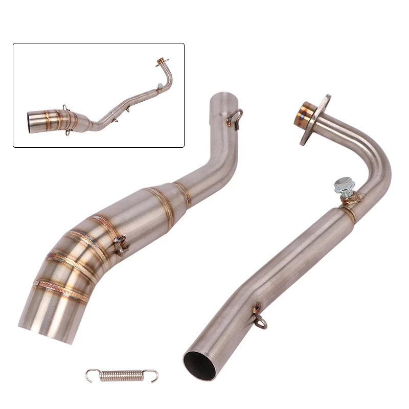 For KAWASAKI Z 125 Z125 Until 2018 Z125 Pro Until 2022 Motorcycle Exhaust Escape System Front Pipe With Muffler Moto DB Killer