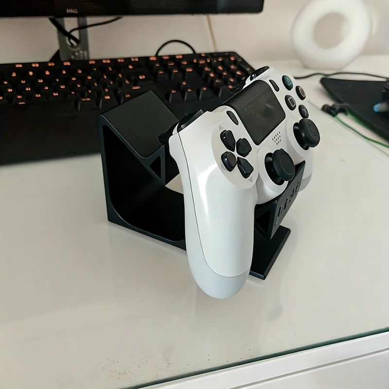 1PCS For PS5 / Xbox Controller Holder 2-In-1 Game Controller Storage Rack Controller And Headphone Desktop Storage Organizer