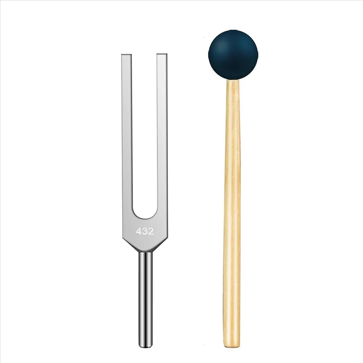 ABCD 5X 432 Hz Tuning Fork with Resonance Box,for Sound Healing,Tuning Fork Resonance Teaching, Hearing Tests, Meditation