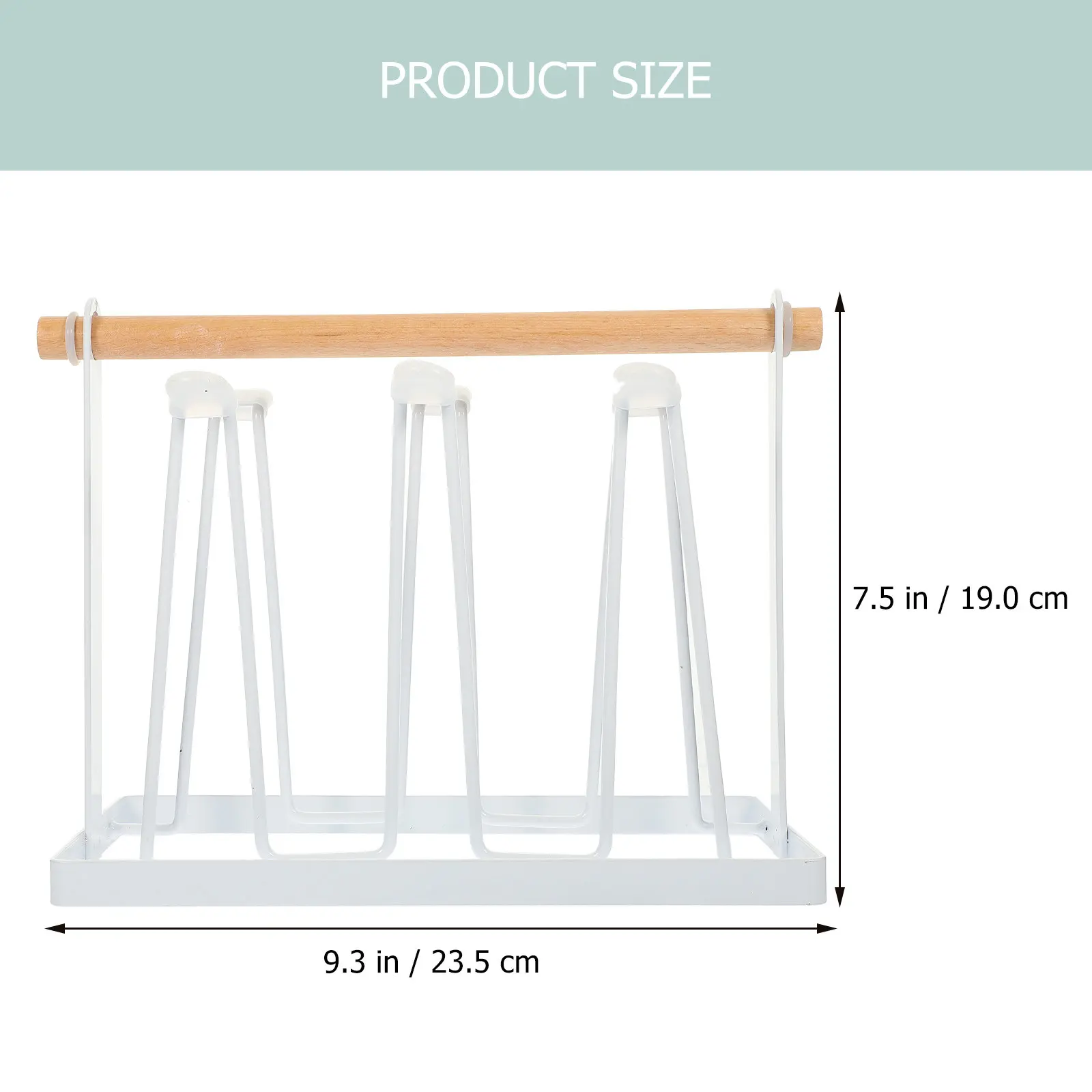 Premium Iron Cup Rack for Kitchen Dish Drying Stylish Decorative Mug Tree Household Cup Stand Coffee Mug Holder Home Accessory - view 6
