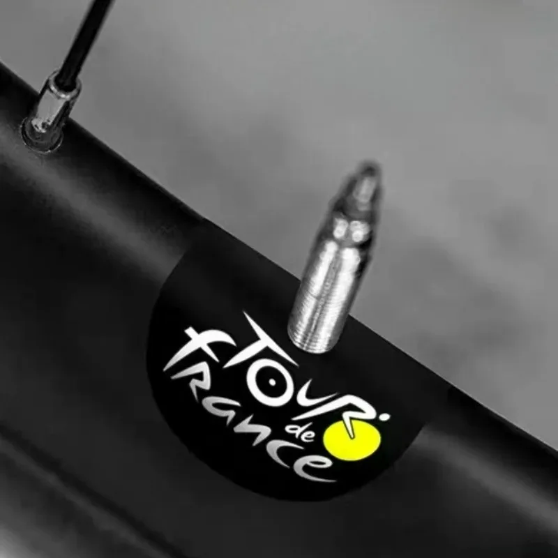 4 pezzi/foglio, adesivi decorativi, set combinato di adesivi per ugelli dell'aria, adesivi e decalcomanie per campionati di bici da strada del mondo,