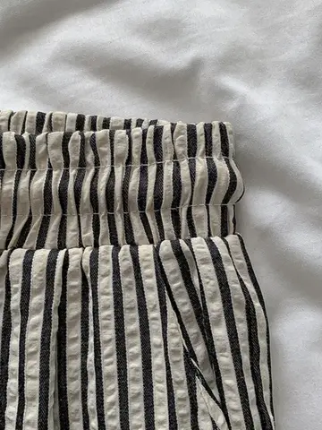 Plones informs coreanos hoazanes a rayas para mujer, plones largos rectos finos elásticos de cintura alta, moda ...