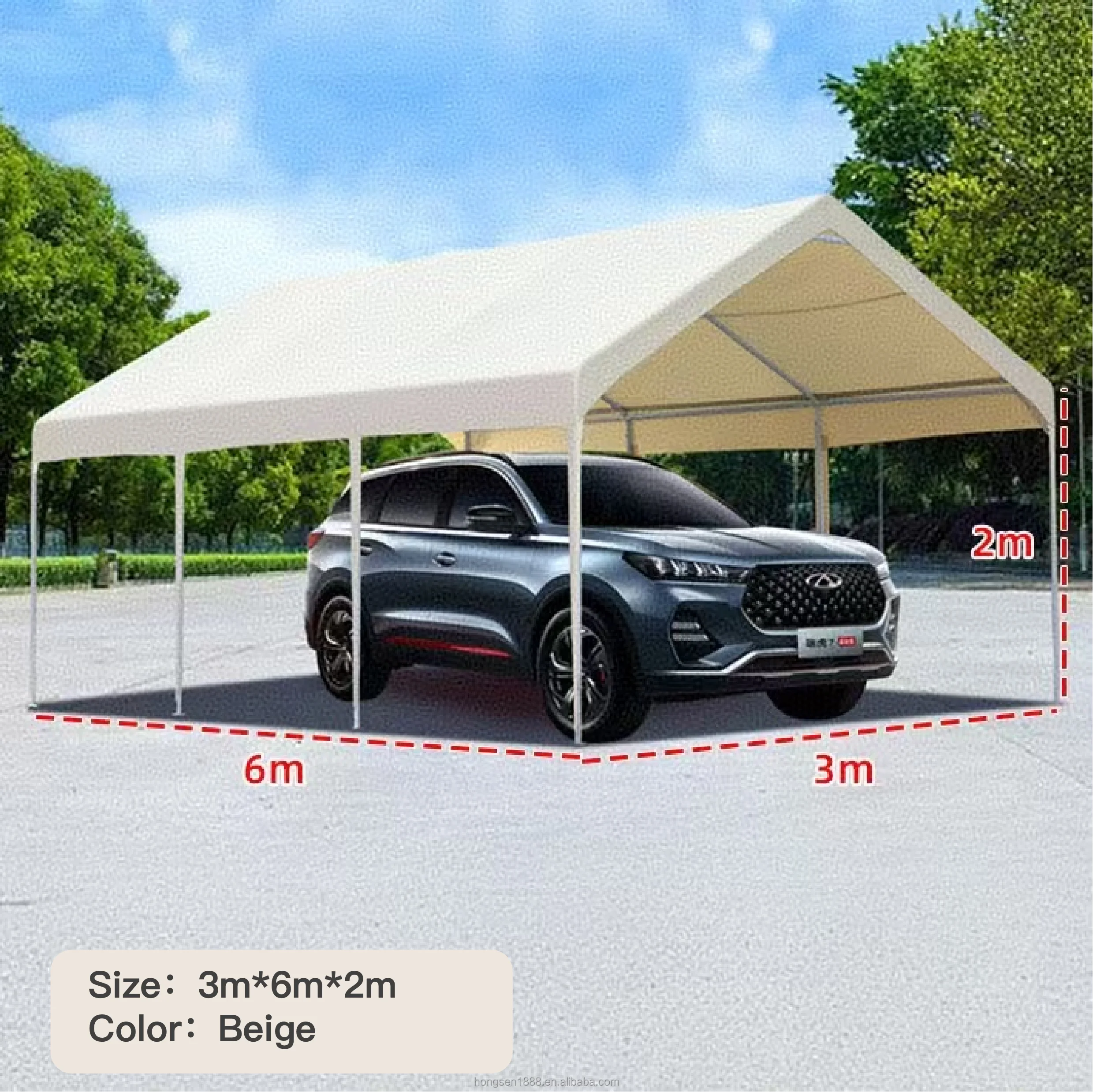 Heavy Duty Simple Outdoor Tent Folding Cloth Stall Four-corner Canopy Translucent Roman Window Art Cloth for Large Events