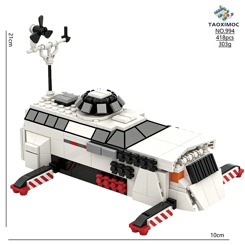 New Storm Chaser Tiv 1 Building Block Tornado Intercept Vehicle Tiv 2 Bricks Figure Collection Model Decoration Toy For Fans