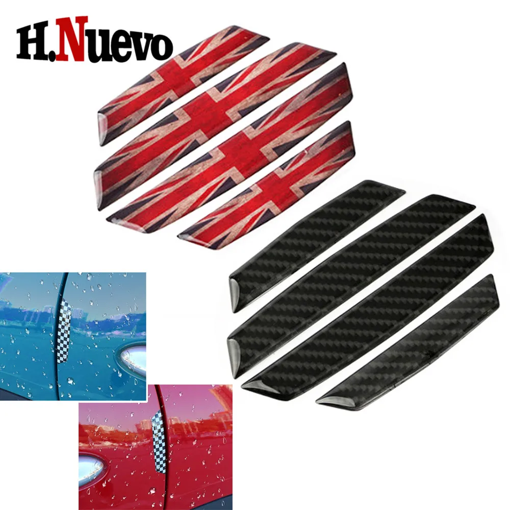 

4pcs Car Door Edge Guard Strip For Mini Cooper Scratch Protector Anti-collision Sticker Universal Rubber Mouldings Sticker