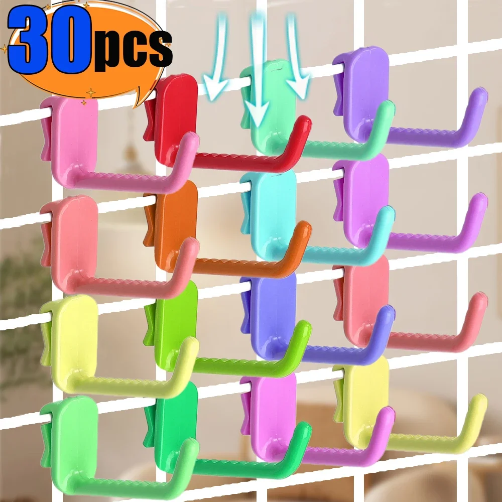 

Metal Mesh Panel Hangers Clothes Wall Hanging Hooks Supermarket Display Hooking Racking Accessory Slat Household Organizers Hook