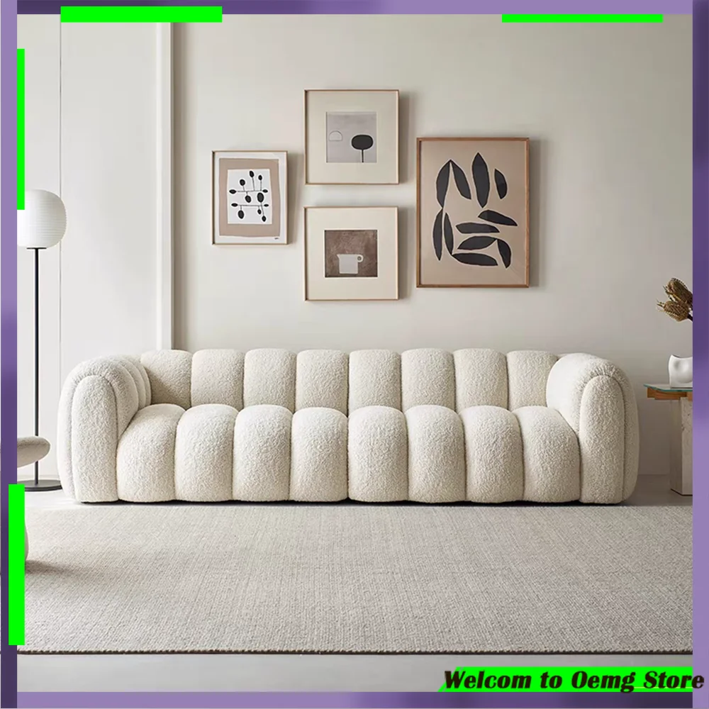 

Sofa Home DecorationLuxury Modern 3 Seater Sofa Cozy Cloud Design Stylish Living Room Essential Wedding Bedroom Puff Kids
