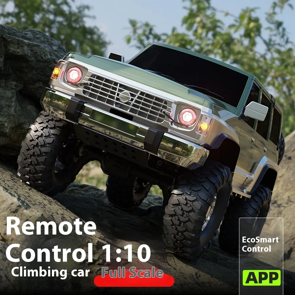 

1:10 Scale Professional Electric RC Crawler Off-Road Vehicle Model 4WD Realistic Simulation Climbing Car Toy for Hobbyists