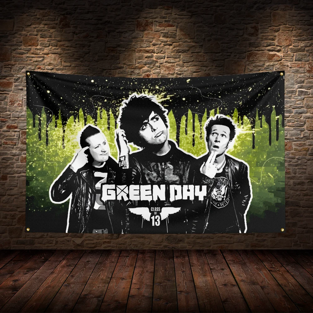 3x5 Ft G-Green Days and Furiouss Flag Warrior Movie Poster Adventure Tapestry Background Yard Idea For Party Banner Table Wall D