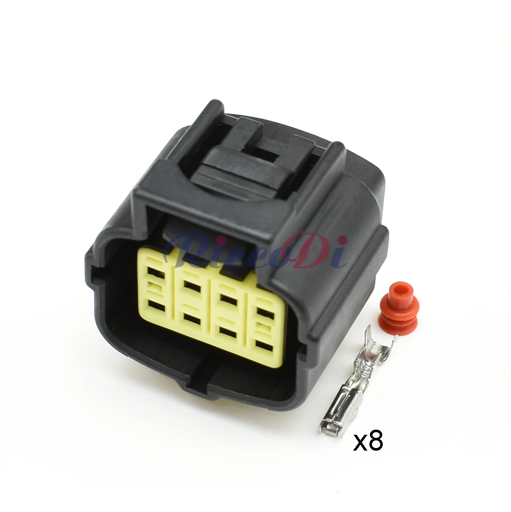 1 Set 8 Pin 174982-2 174984-2 Sealed Waterproof Connector Wiring