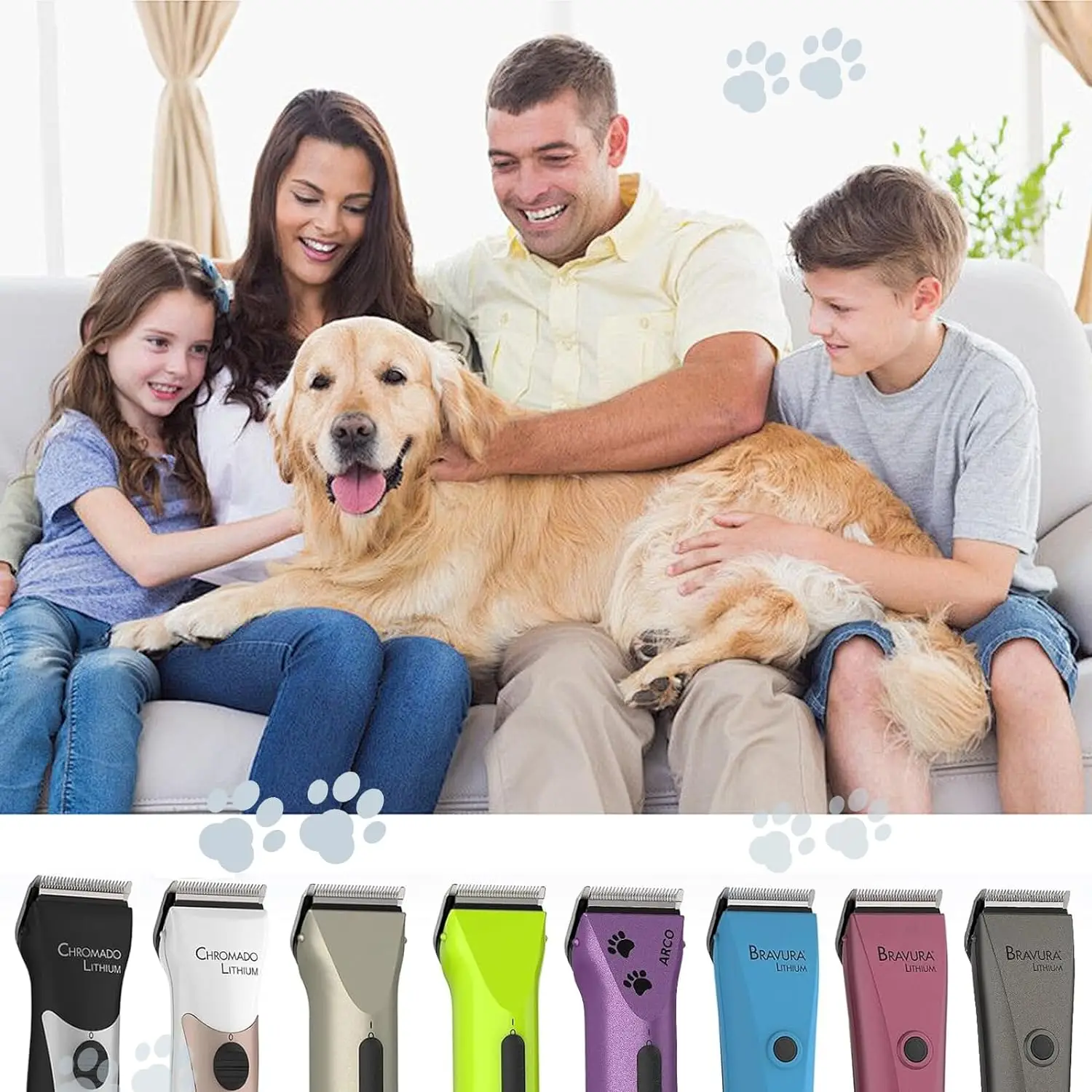 Dog Pet Horse 5in1 Adjust Fine Blade For Wahl professional Animal Clipper : Arcos Bravura,Chromado,Creativa,Figura,Motion