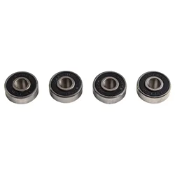 4pcs Skateboard Bearings 608-2RS Long Plate Integrated Bearing ABEC-11 High Speed Silent Speed Bearing Single-row Bearing Parts