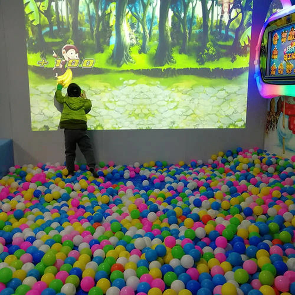 Sistema de Pizarra Interactiva táctil Virtual 3D, pantalla de proyección de patio de juegos portátil, centro de entretenimiento, juego mágico de