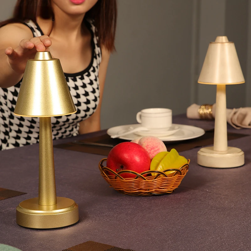 

Led Charging Sensor Desk Lamp Bar Restaurant Desktop Decorative Table Lamp for Coffee Shop Home Bedroom Atmosphere Lamp