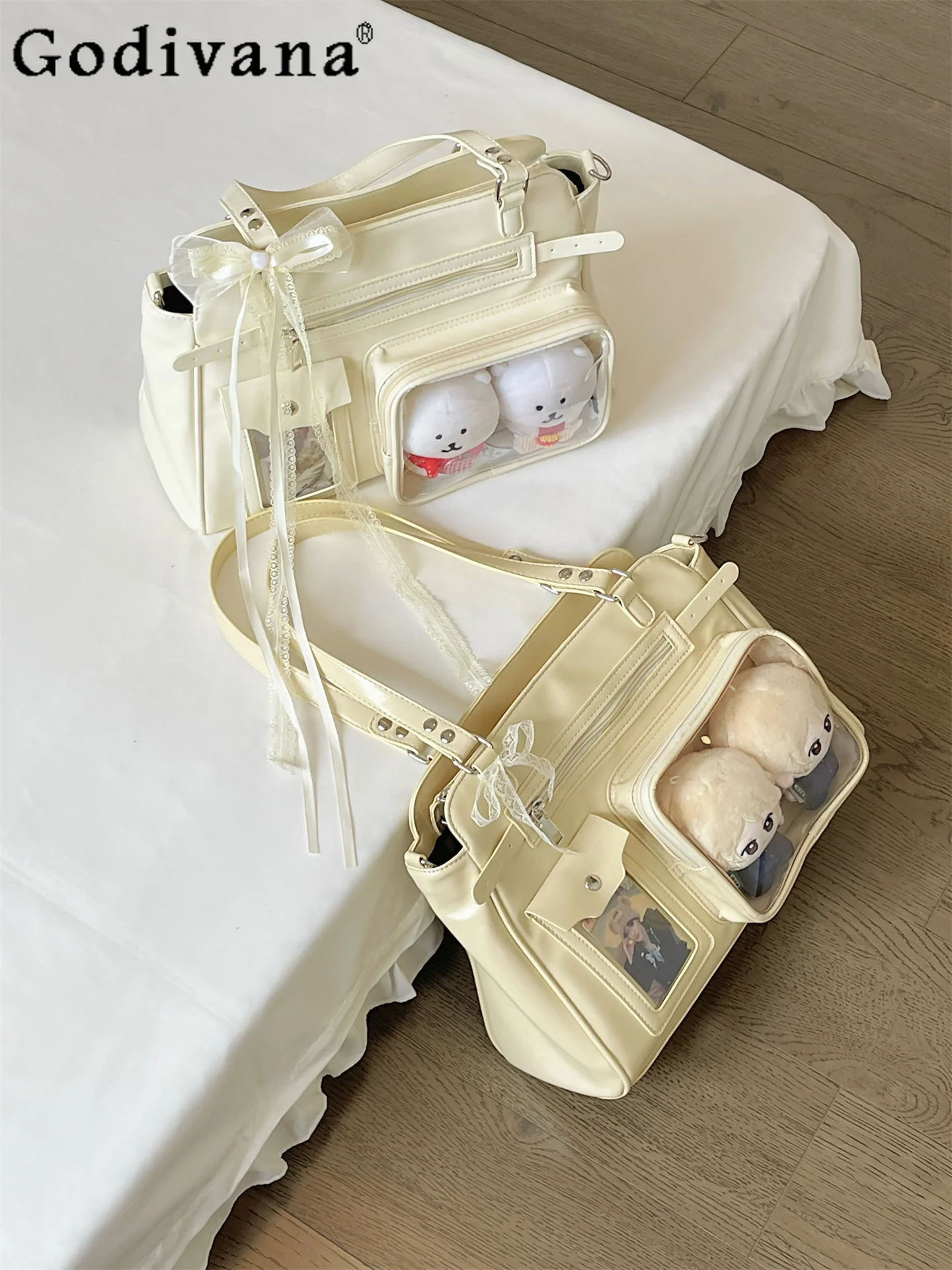 

Sweet Girl Style Japanese Original Lolita Pain Bag 10cm Cute Doll Bag Daily Commute Casual Versatile Shoulder Bag