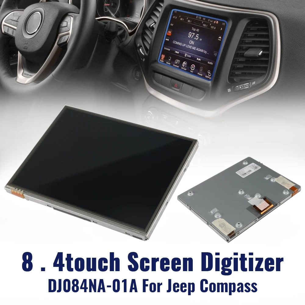 

For Chrysler 200 300 for Dodge RAM 1500 2013-2017 Car GPS Navigation DJ084NA-01A OEM 8.4 inch LCD Touch Screen Display