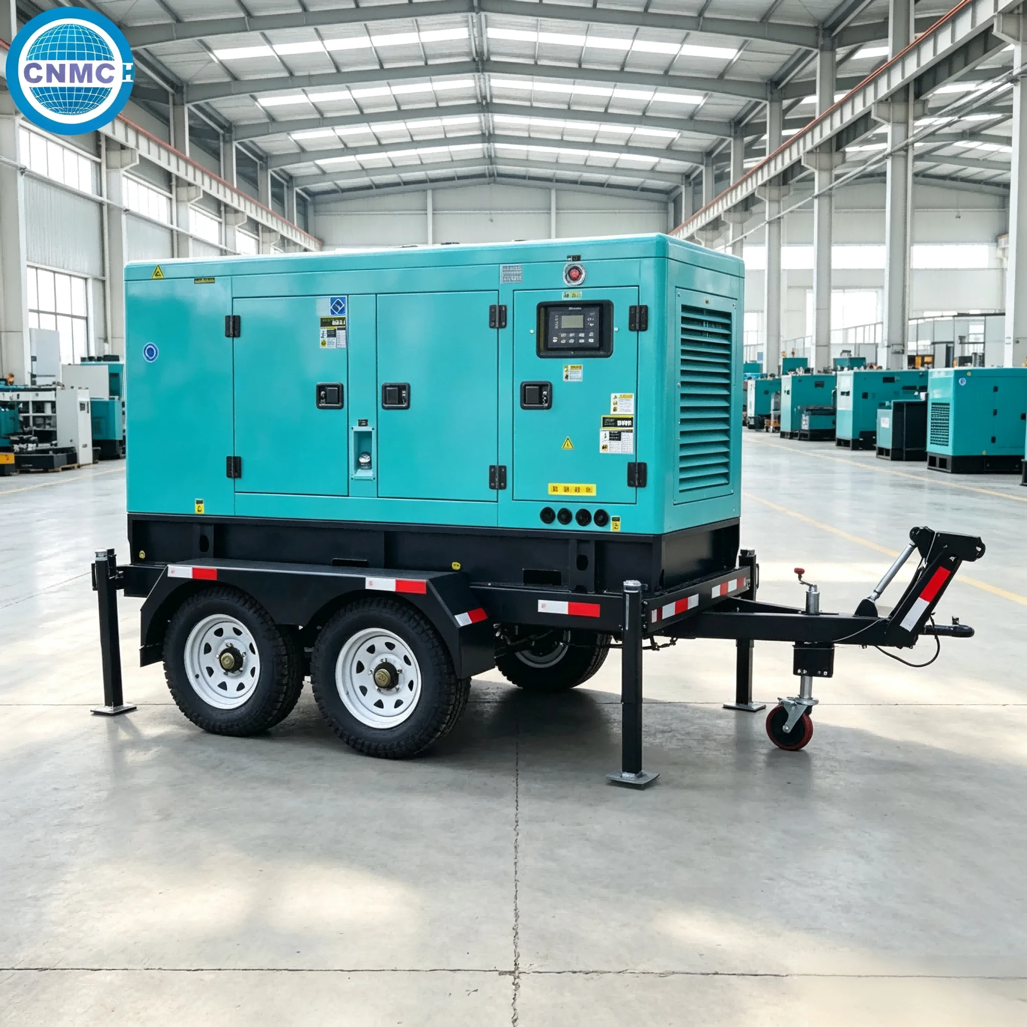 

30kw 50kw 80kw 100kw 200kw Trailer Type Diesel Generator Three Phase Cummins Electricity Generator CE Certified Made In China