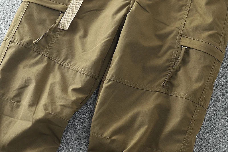 Winter Dicke Fleece Casual Hosen männer Baumwolle Taktische Baggy Cargo Hosen Doppel Schicht Warme Thermische Gerade Lange Hosen – Detail 12