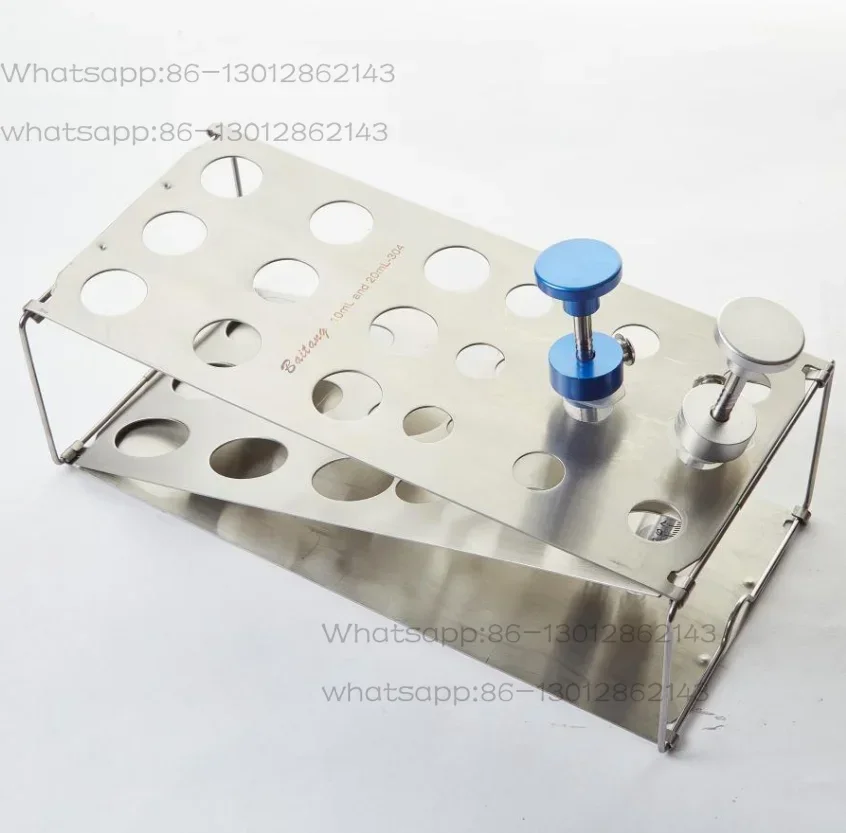 Stainless steel promotional medical decanter brackets, sleeve accessories, foldable brackets