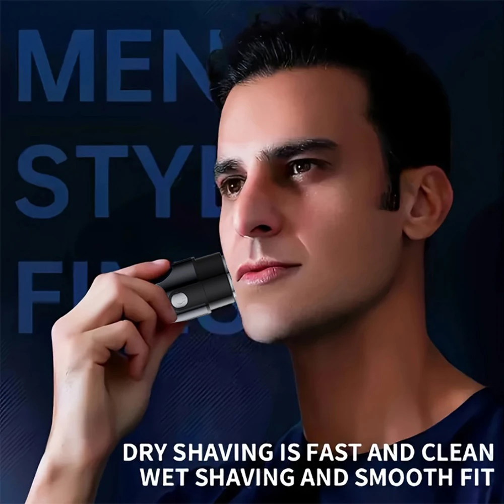 Mini elektrisch scheerapparaat USB oplaadbaar scheerapparaat Waterdicht draagbaar scheerapparaat Krachtig draadloos scheerapparaat voor thuisgebruik op reis