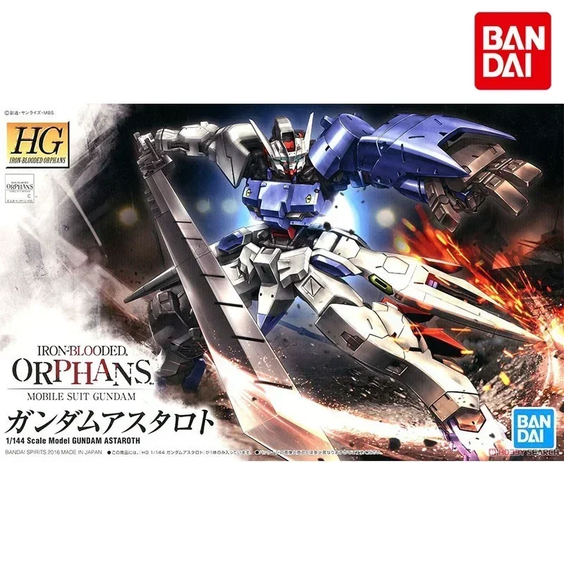 Original Gundam Model Kit Anime Figure HG IBO 019 1/144 ASW-G-29 Astaroth Genuine Gunpla Anime Action Figure Toys for Children