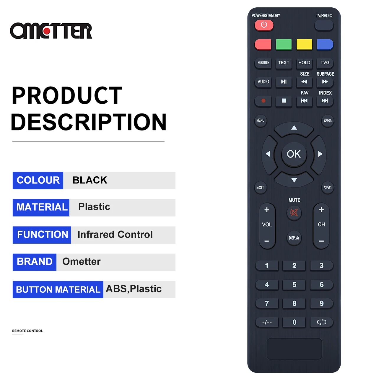 For HIGH ONE HIGHONE 965364-HI5503UHD-MM 964713-HI2402HD-MM 972979-HI3915HD-MM Smart LCD TV Remote Control