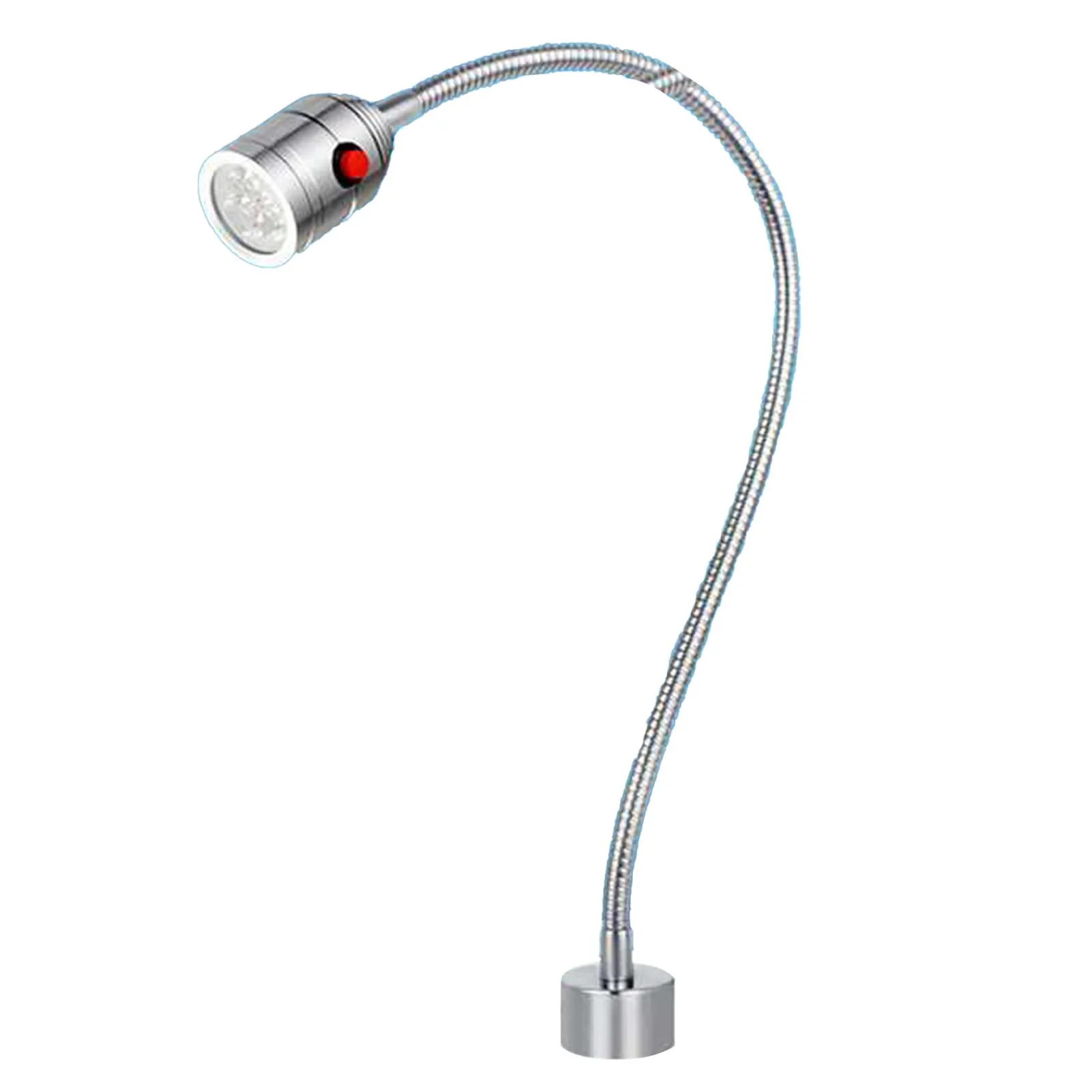 ZK40 Gooseneck LED Work Light 5W 24V Tube Length 500mm Magnetic Base Tool Lamp for Work Bench Repairing