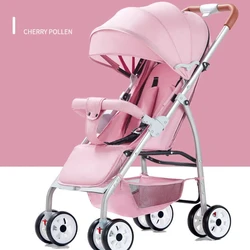 Baby Stroller Portable Baby Carriage Fold Pramfor Newborn Baby Trolley Car Seat Baby Portable Stroller Four Wheel Suspension