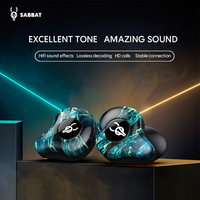 Sabbat X12 Ultra Qualcomm Tws Wireless Bluetooth 5.2 Earphone Sports Hifi Stereo Earbuds Support Wireless Charger Earphones