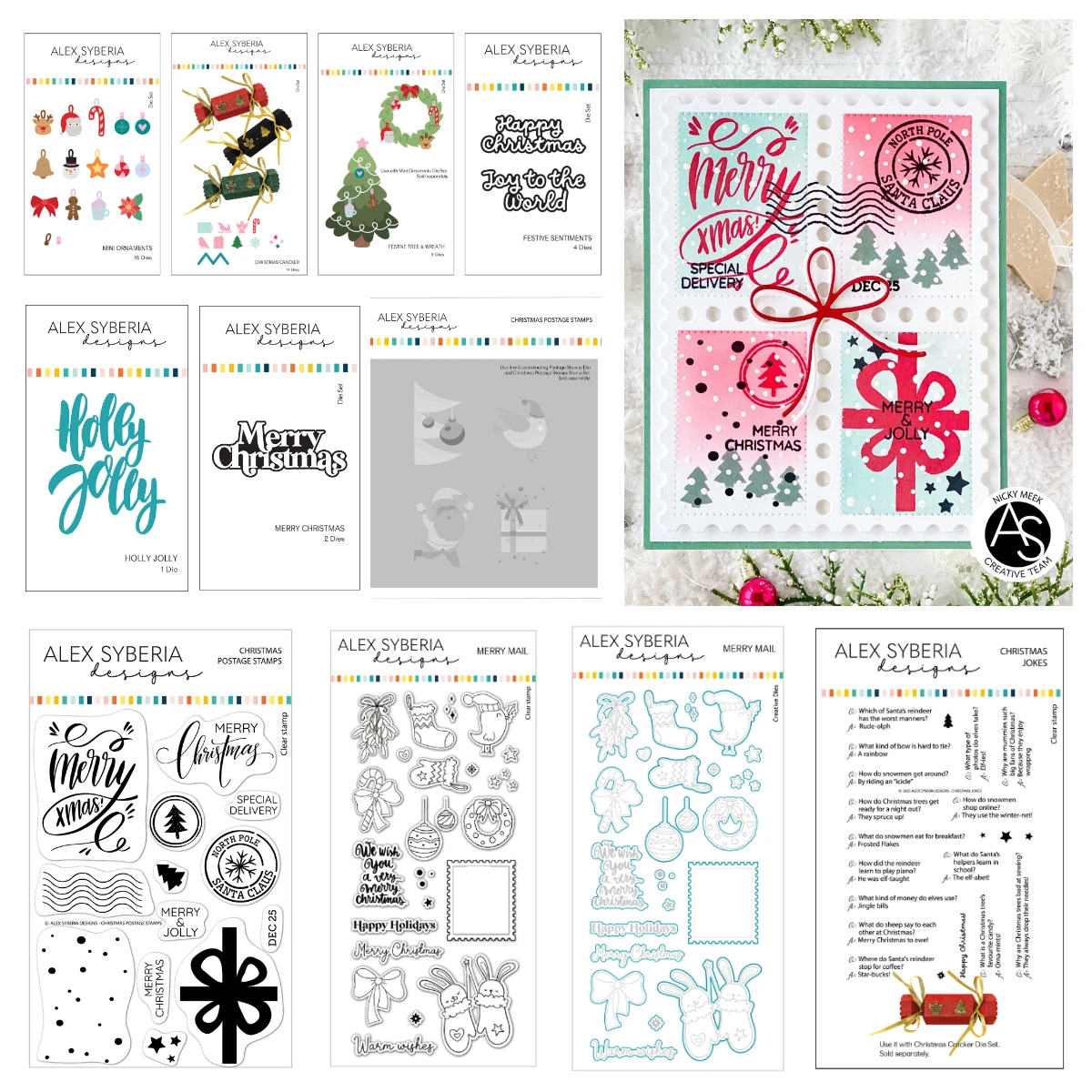 

Christmas & Holiday Full Release Bundle Metal Cutting Dies Stencils for Decoration Festive Sentiments Die Stamps DIY Scrapbook