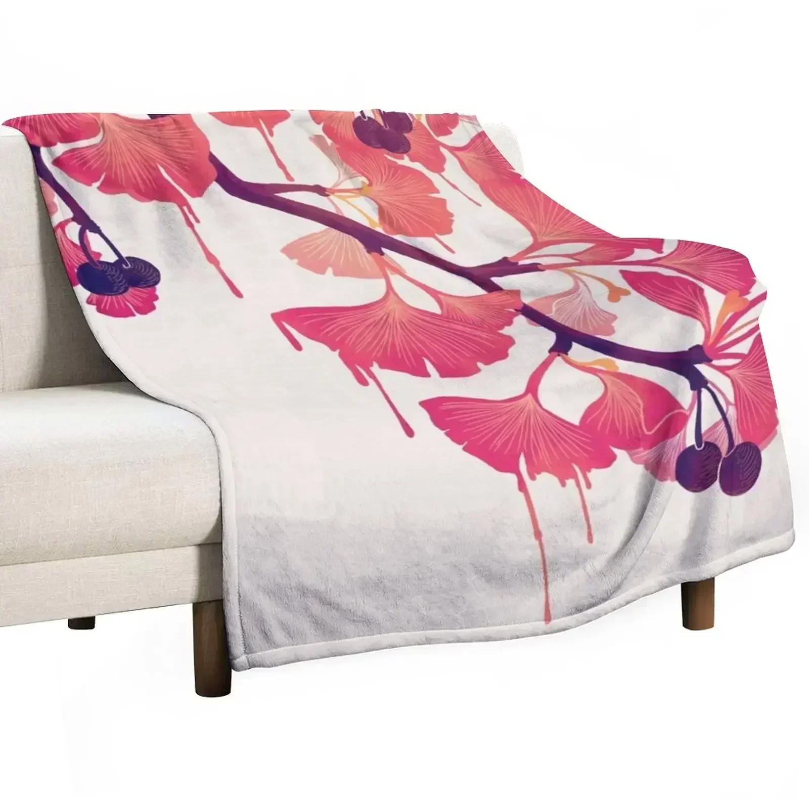 O Ginkgo Throw Blanket Summer heavy to sleep sofa bed Personalized Gift Blankets