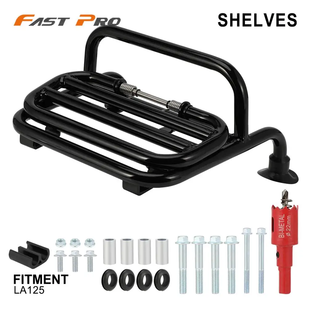 Front Luggage Rack Shelves Shelf Goods Bracket Motorcycle Accessories For Honda LA125 LA 125 Motorbike Iron Scooter Moto