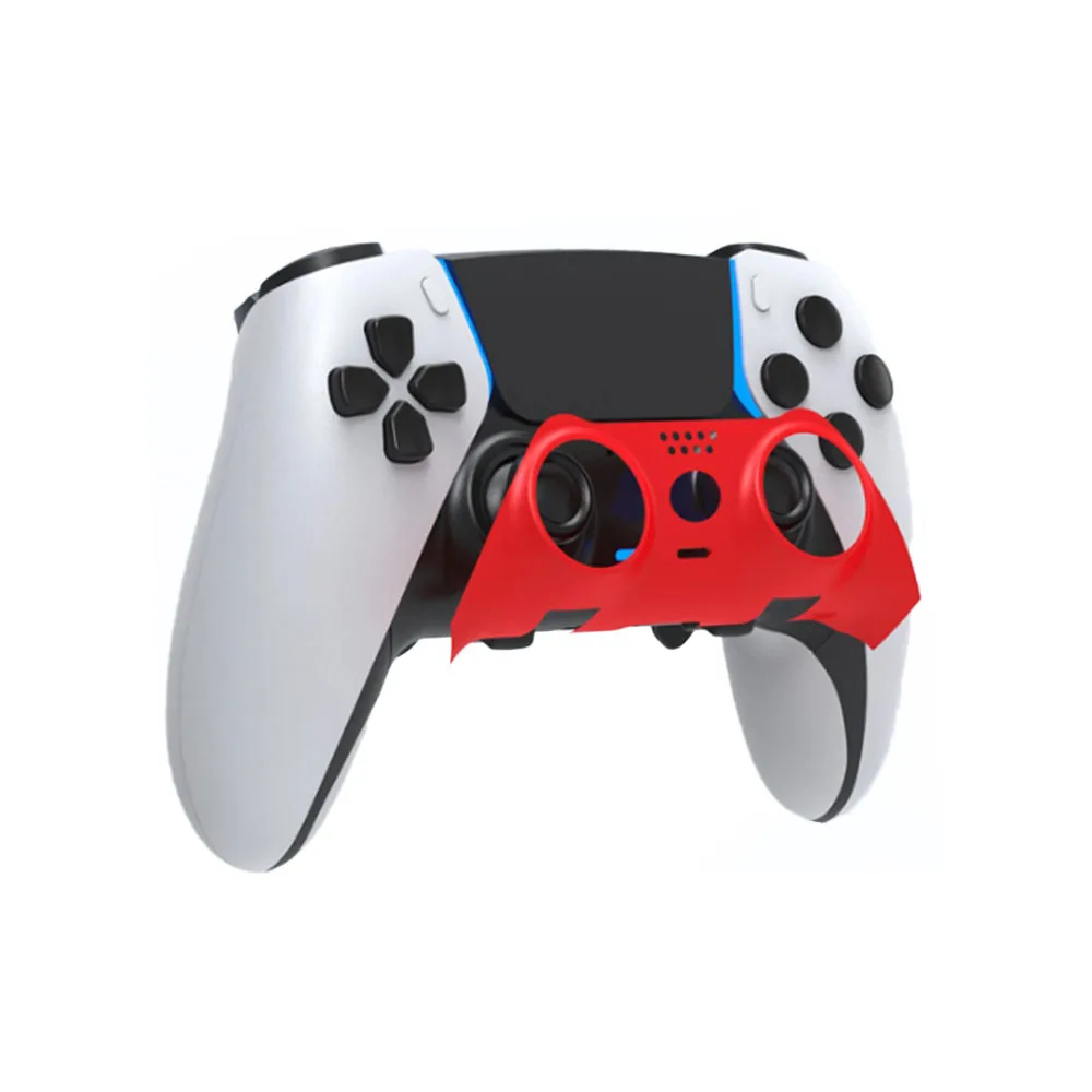 1ชิ้นเปลือกแบบมีคลิปที่เปลี่ยน DIY สำหรับ PS5ยอดจอยควบคุมเกมอะไหล่ฝาครอบแผ่นกระจกด้านบน PS5ยอดเยี่ยม