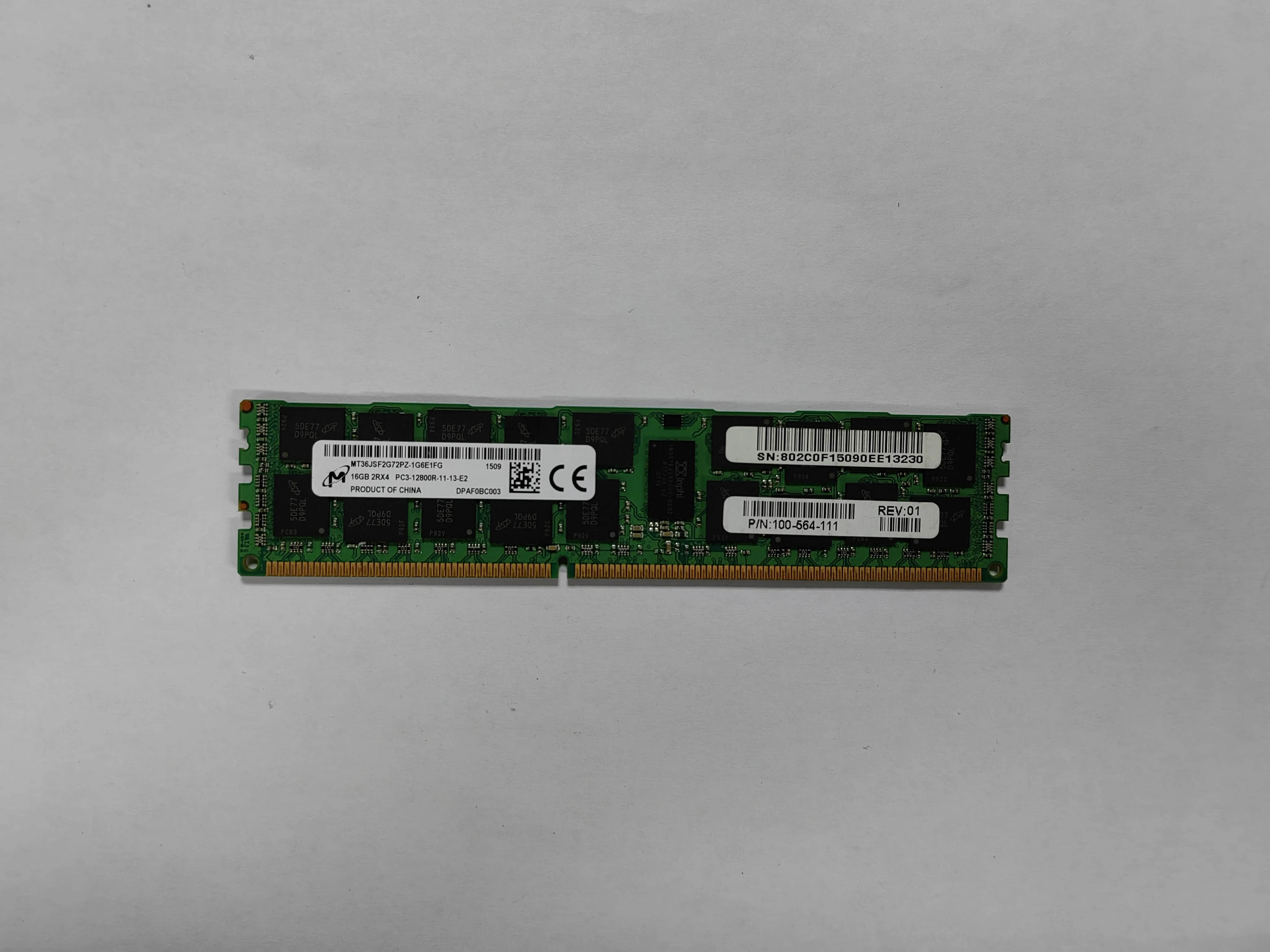 

PC3 Memory 16GB Memory 16GB 2R*4 PC3-12800R Memory