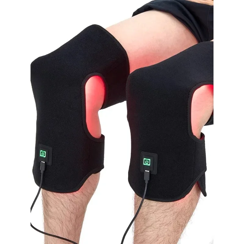Suporte para joelho, massagem para dor nas articulações, ar aquecido a laser, instrumento de fisioterapia, reabilitação, alívio da dor, massagem nas pernas