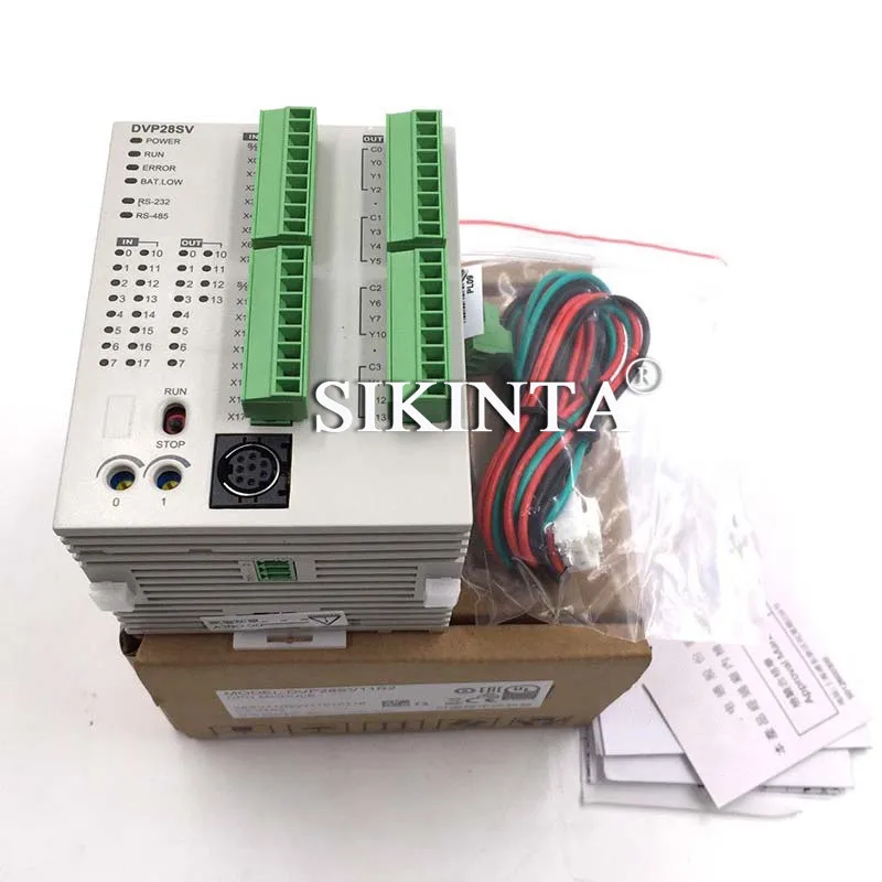 In Stock DVP-SV2 Series New PLC Module DVP28SV11R2 DVP28SV11T2 Programmable Controller CPU Module