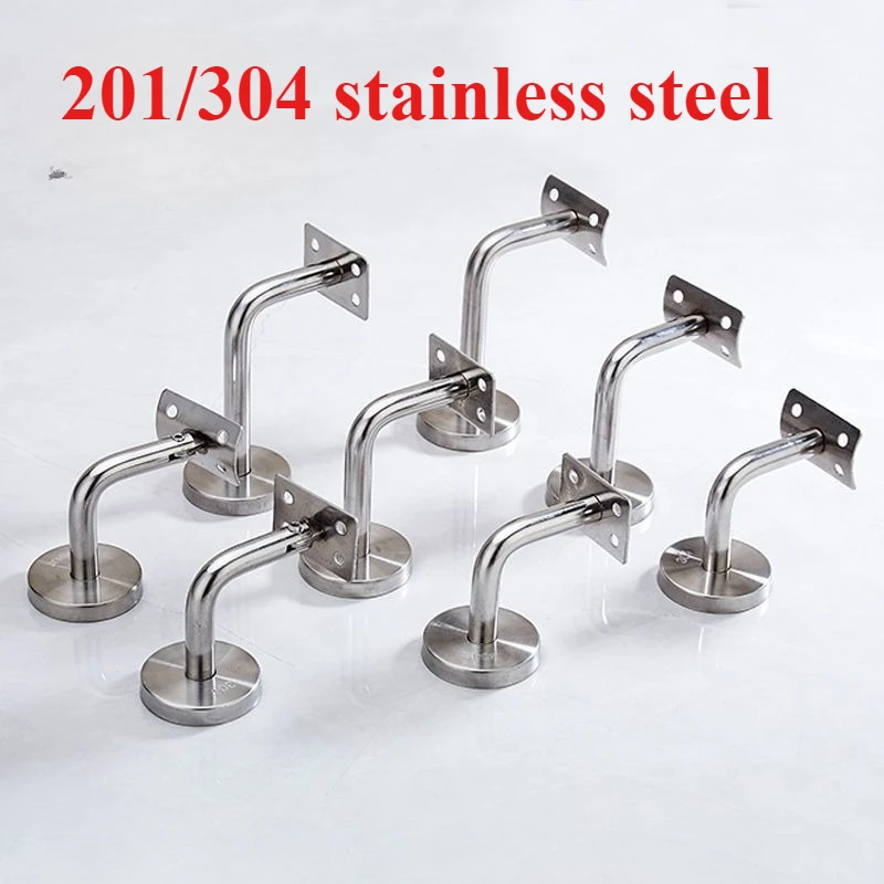 4 SZT. Uchwyt do poręczy schodowych, wspornik ścienny do poręczy, słup do poręczy ze śrubami, uchwyt do mocowania poręczy schodowych do domu